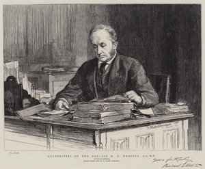 Célébrités du jour, Sir R E Webster, QC, MP - Theodore Blake Wirgman